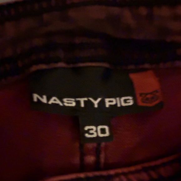 Men’s nasty pig duke short size 30 super short red - Picture 2 of 3